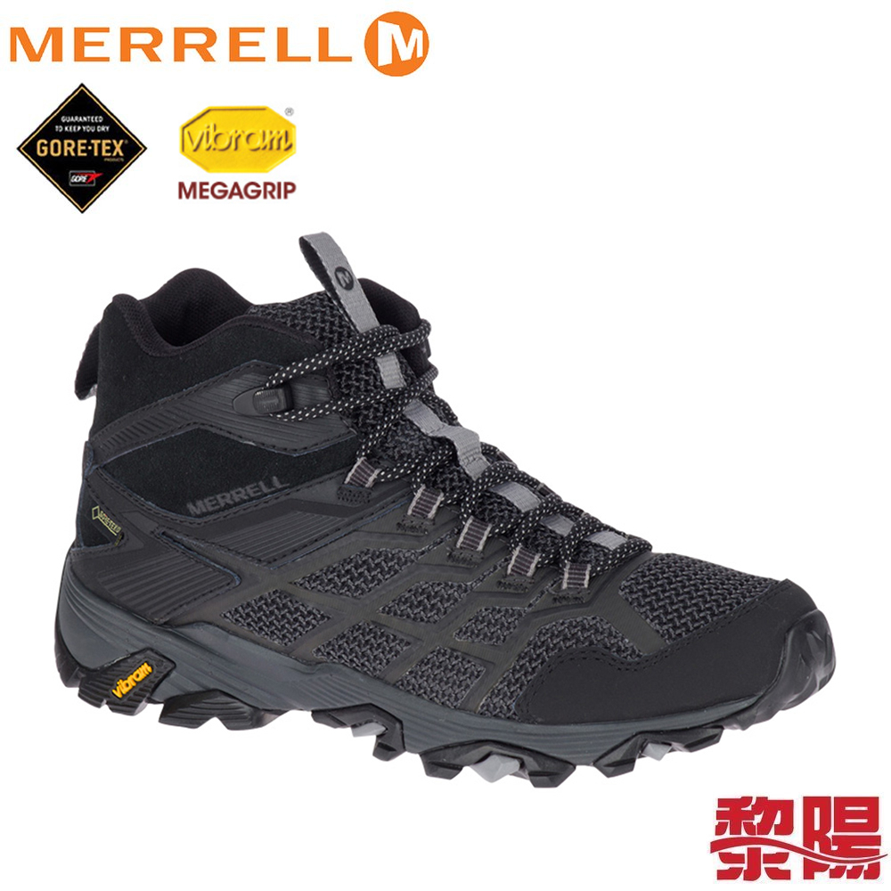 MERRELL MOAB FST 2 MID GORE-TEX 防水多功能健行鞋 女款 極致黑 33ML599534