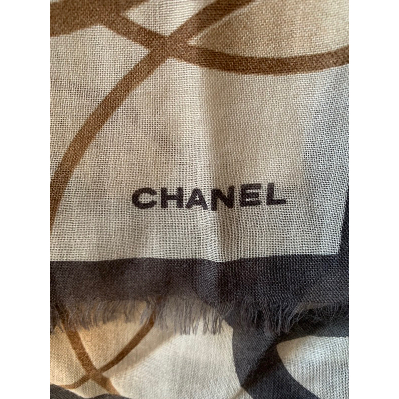 Chanel山羊絨圍巾
