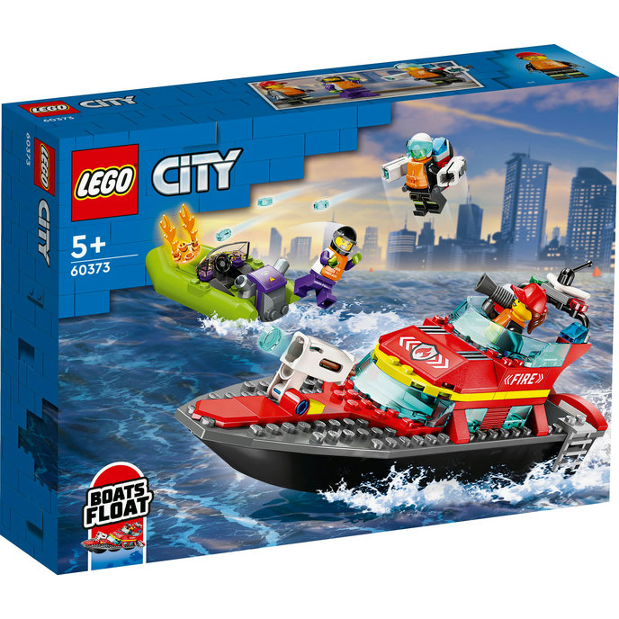 【台中翔智積木】 LEGO 樂高 60373 CITY 城市 系列 消防救援船