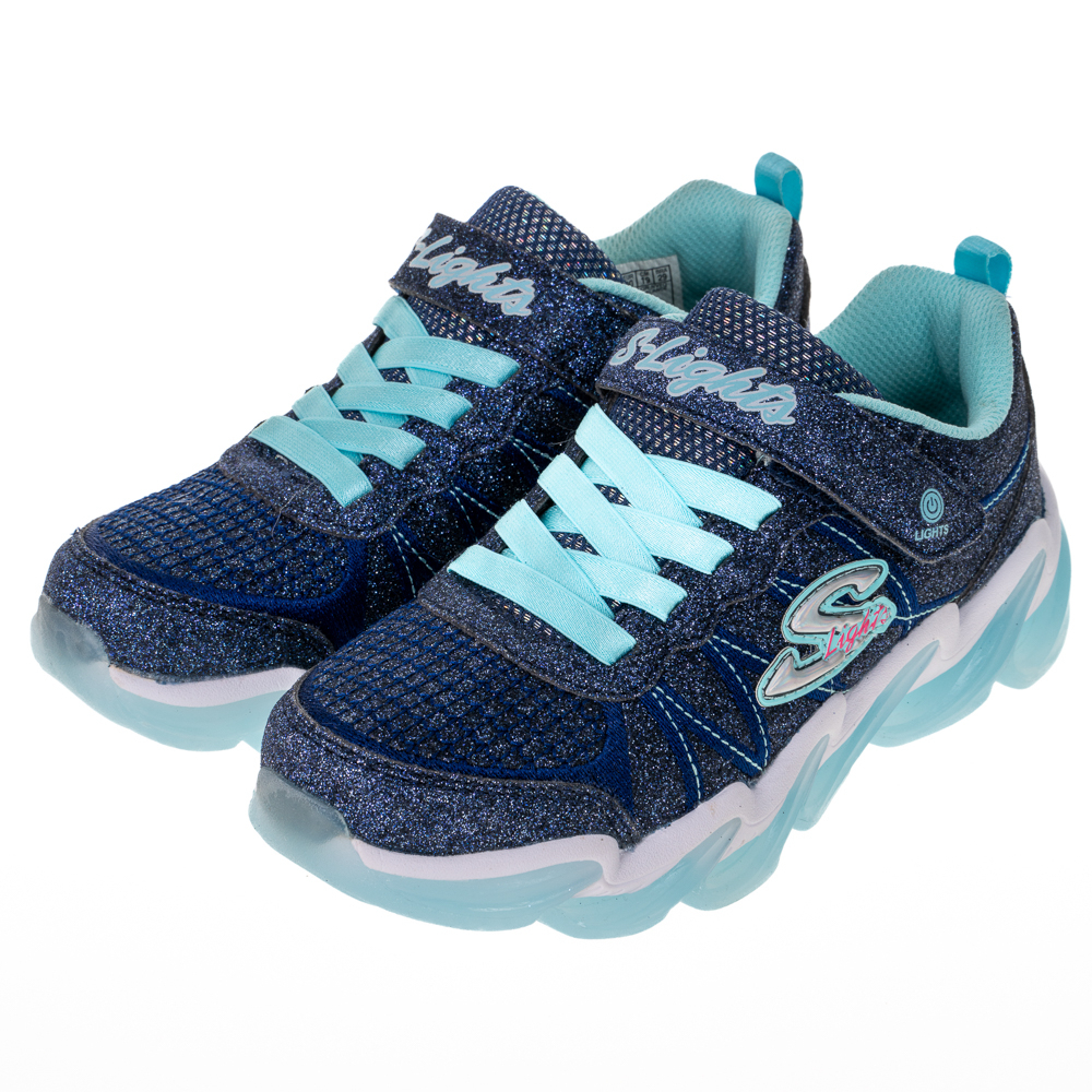 SKECHERS 女童系列 燈鞋 HYPER SURGE - 302330LNVTQ