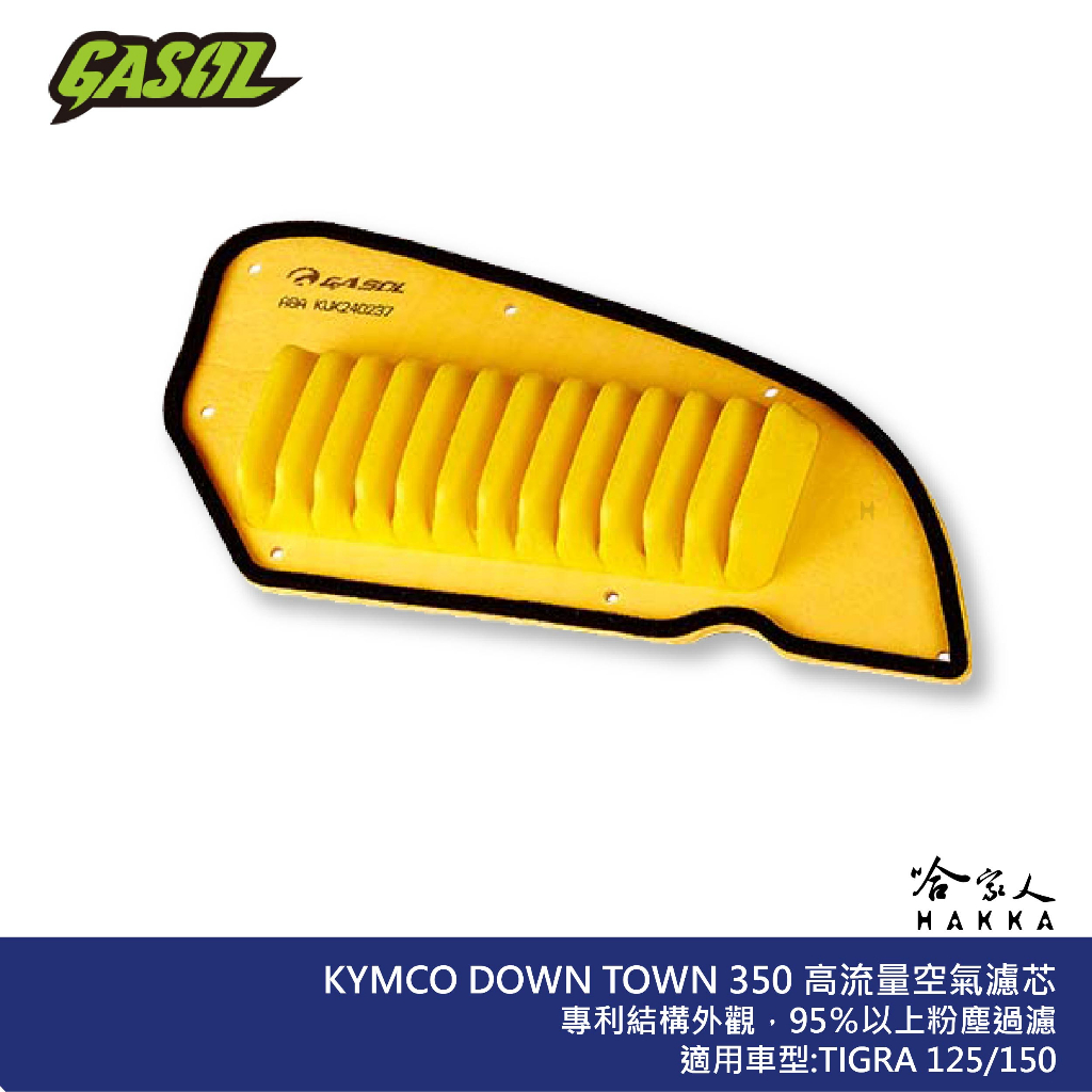 GASOL Downtown 350 競技版 高流量濾清器 不織布 高流量空濾 空濾 光陽 Down town 哈家人