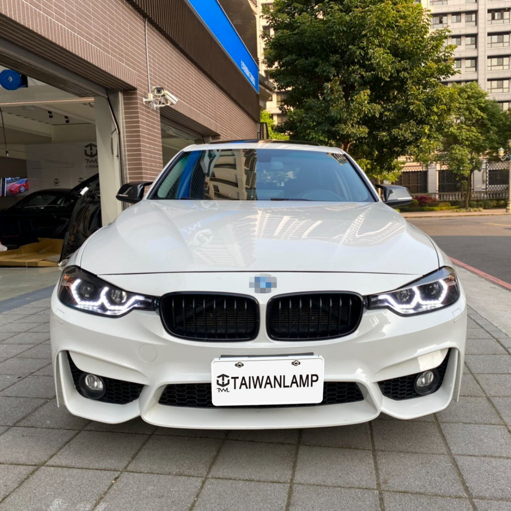 &lt;台灣之光&gt;全新 BMW 寶馬 F30 升級M3樣式素材有霧孔版本前保桿總成 318 320 316 325