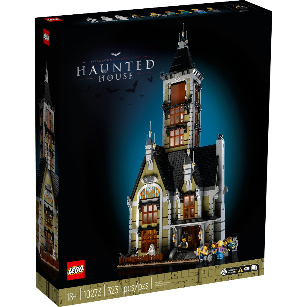 可高雄面交 [正版] 樂高 LEGO 10273 遊樂場 鬼屋 (全新未拆品) Haunted House 迪士尼 鬼屋