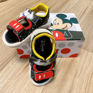 [二手] 童鞋 15cm 迪士尼 涼鞋 米奇 防水 嬰幼兒