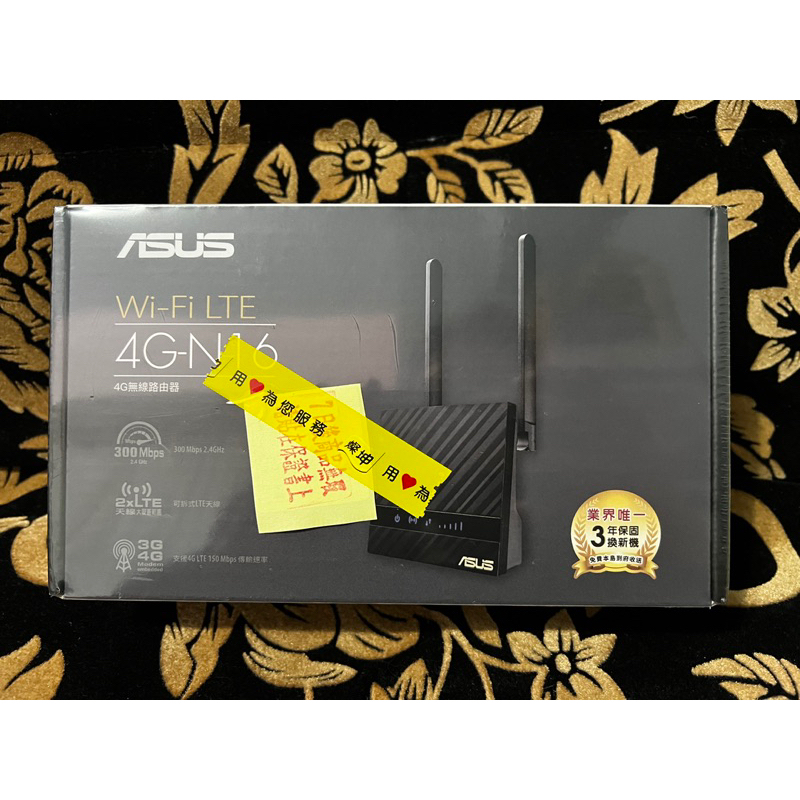 全新 ASUS 華碩 4G-N16 N300 4G LTE家用路由器(分享器)