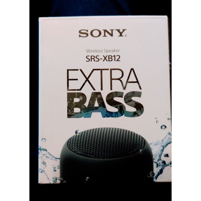Sony SRS-XB12 防水藍芽喇叭（藍色）