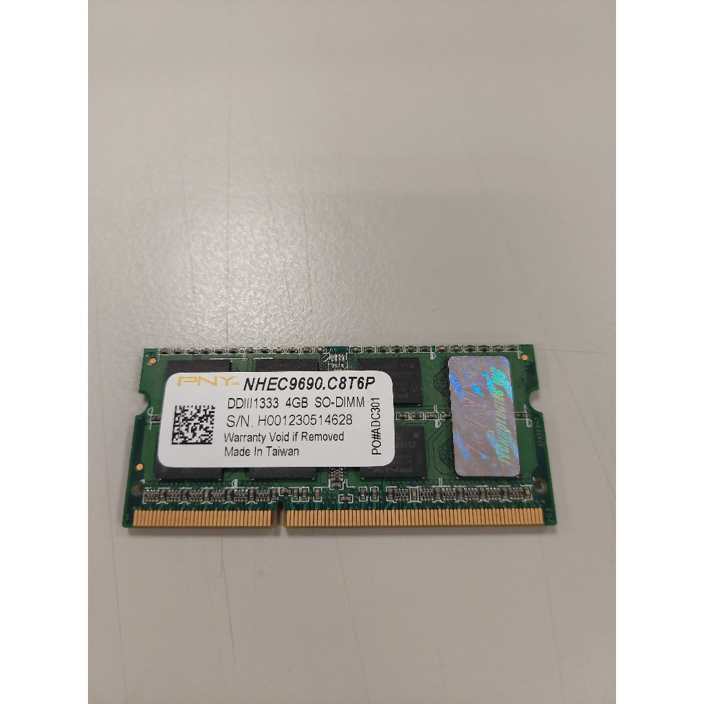 PNY 4GB DDR3 1333Mhz SODIMM for LAPTOP