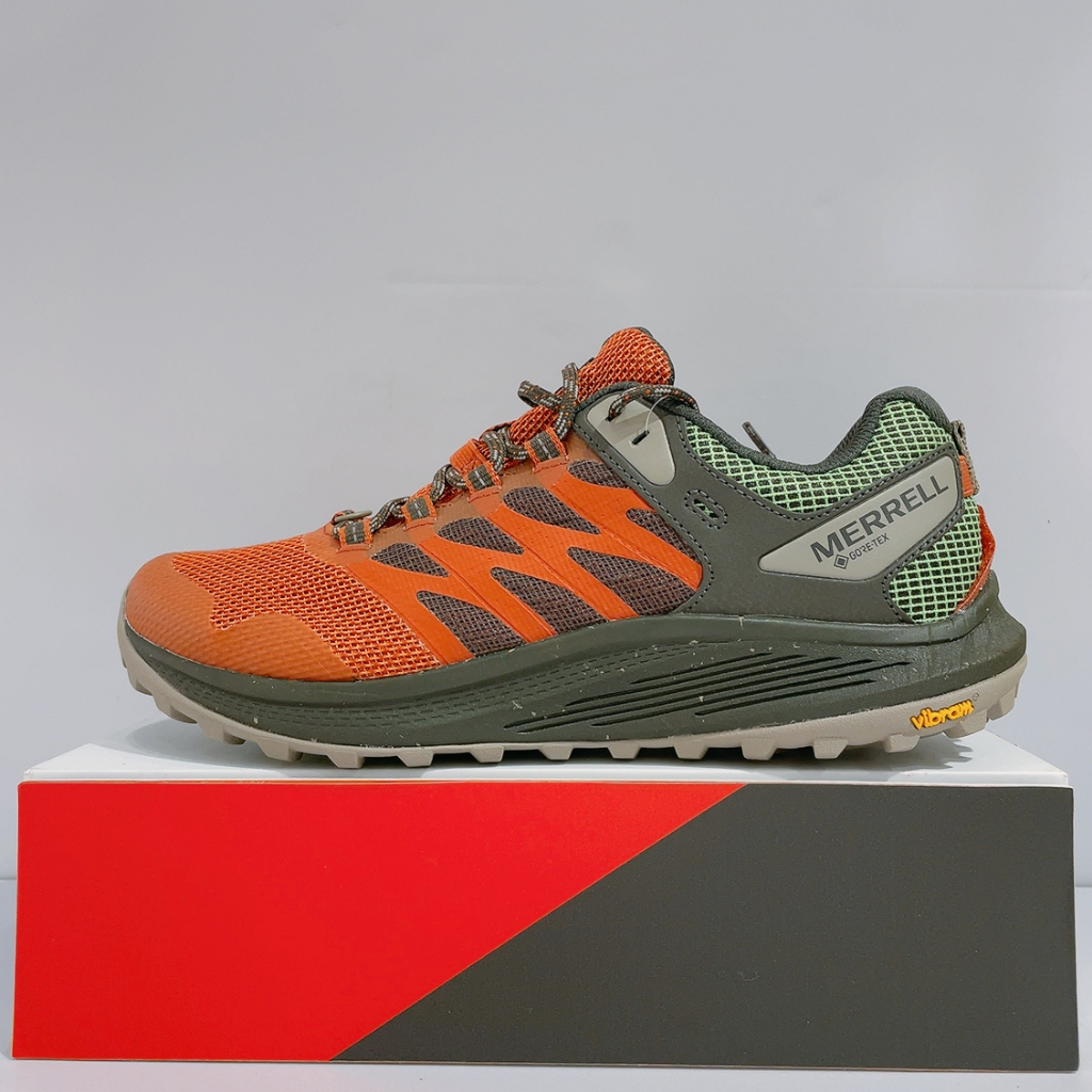 MERRELL NOVA3 GORE-TEX 男生 橘色 戶外 健行 運動 登山鞋 ML067585