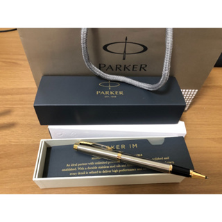 PARKER 派克 NEW IM 鋼桿金夾 鋼珠筆