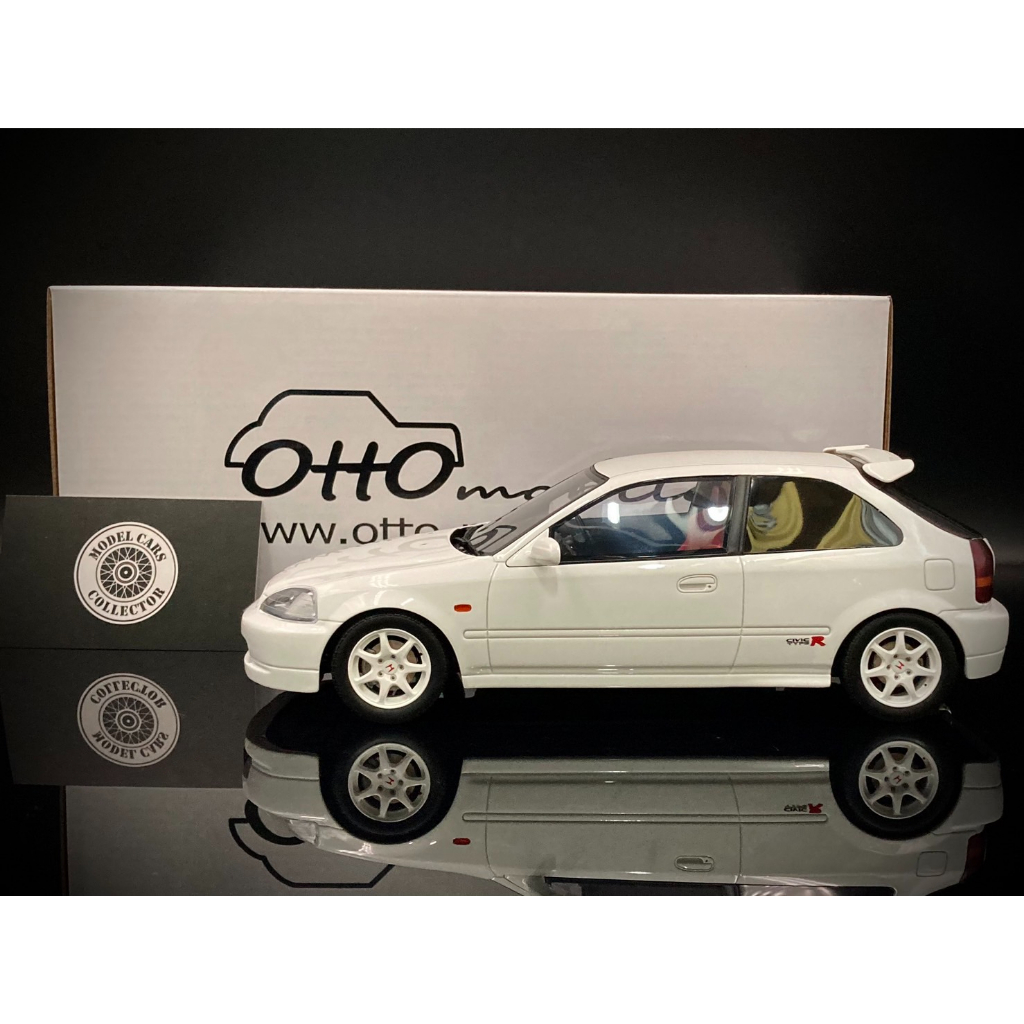 【收藏模人】OTTO Honda Civic TypeR EK9 K8 模型車 三門 限量3000台 1/18 1:18