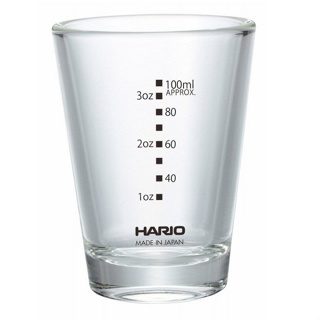 HARIO 咖啡玻璃杯 厚底玻璃量杯 義式咖啡杯 濃縮咖啡杯 盎司杯 SGS-140B-EX 140 cc
