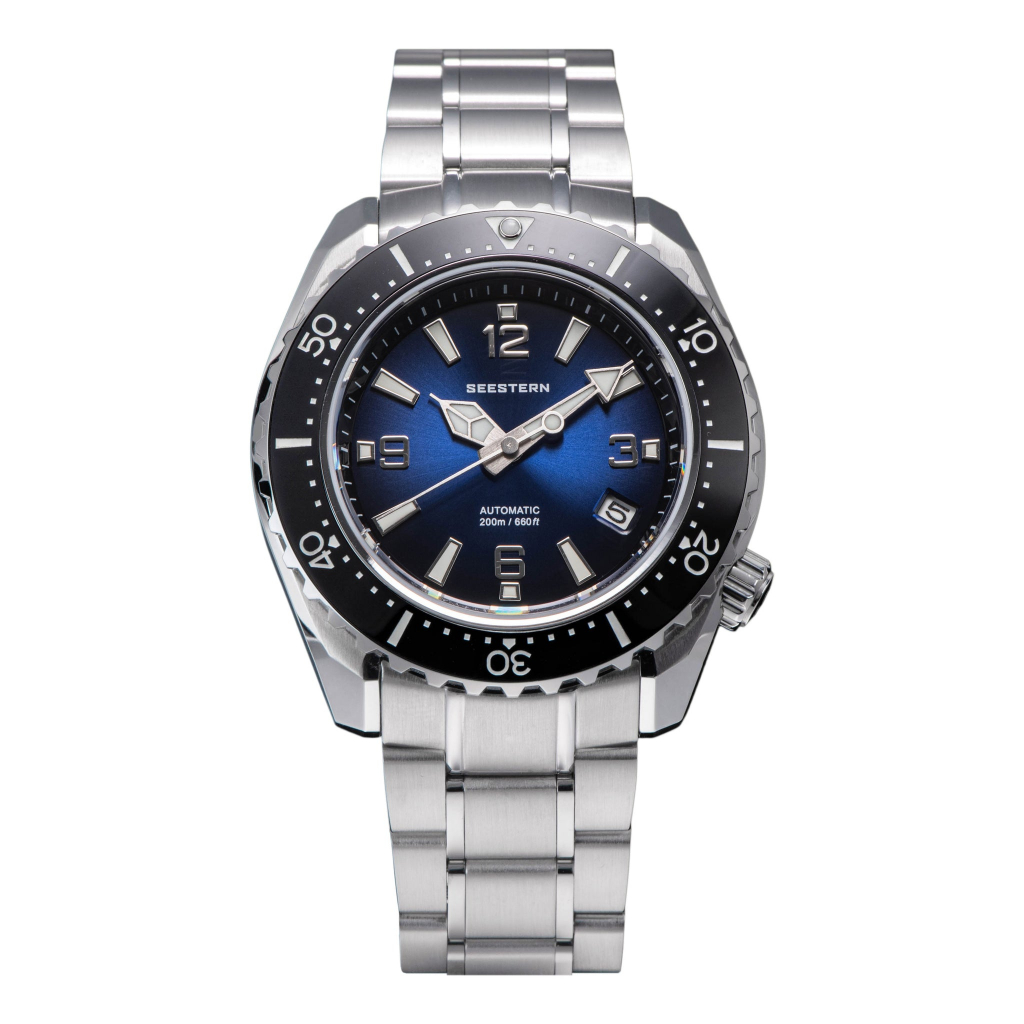 AF Store* Seestern S416BL 62MAS 漸層藍 機械錶 潛水錶 罐頭 鮑魚 自動機芯 NH35