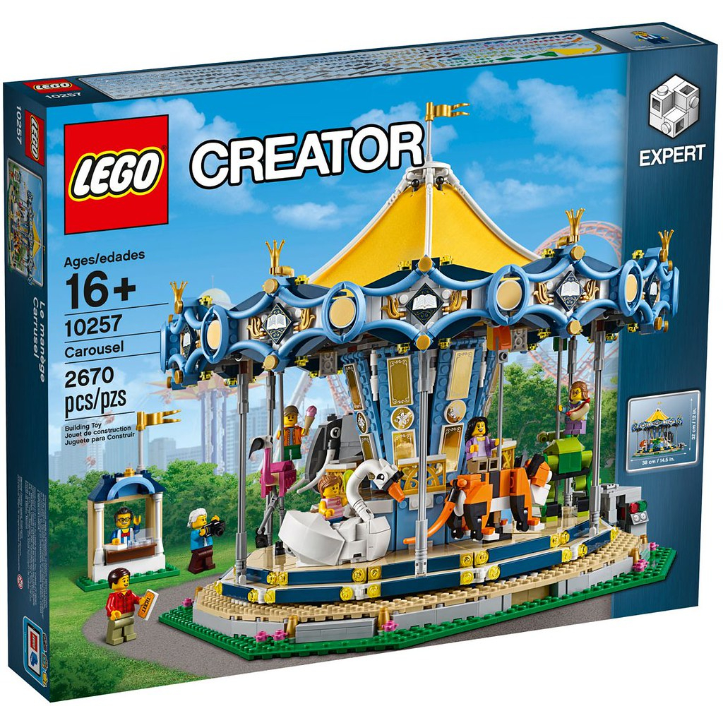 (二手) 🔥 LEGO 10257 🔥 旋轉木馬 已組裝