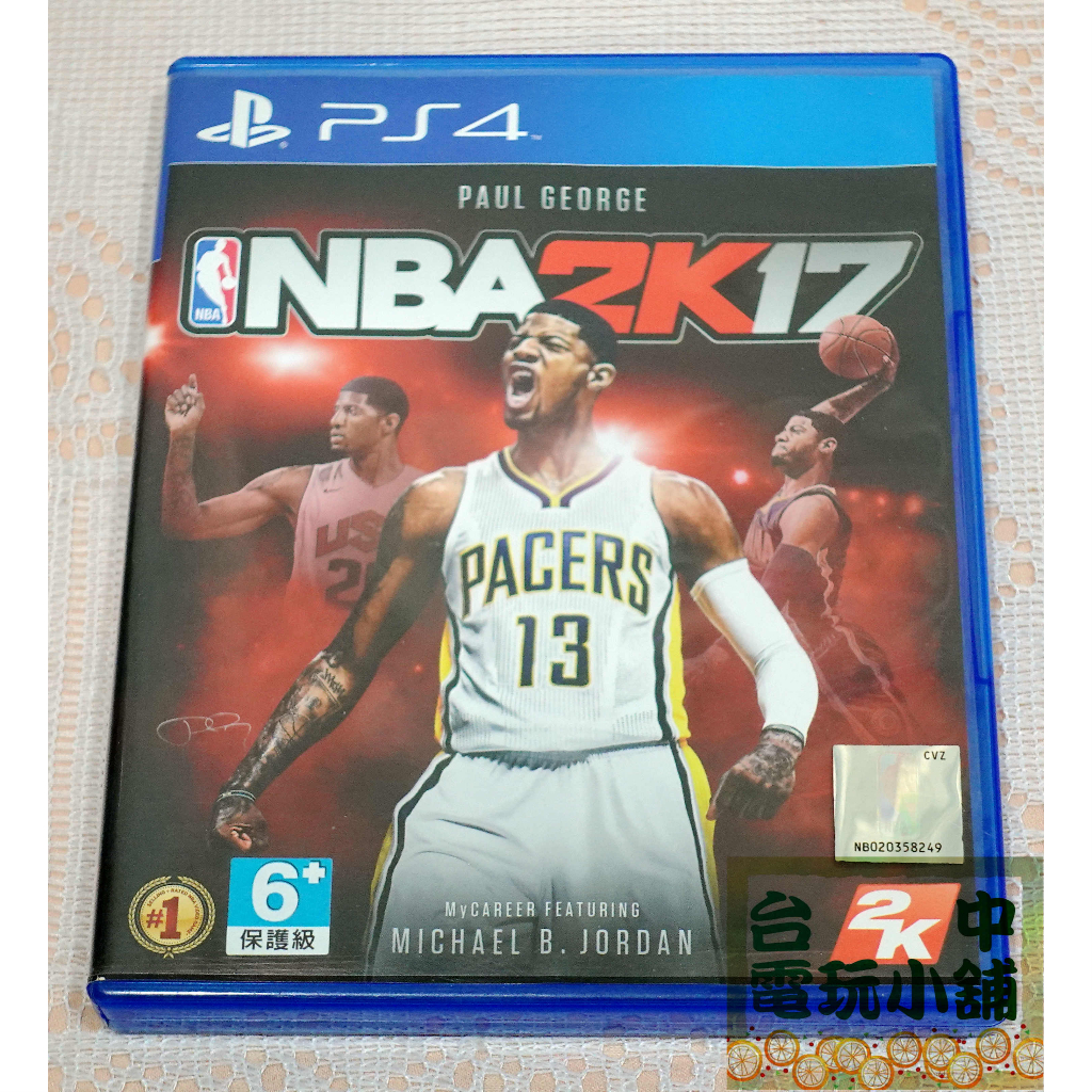 ◎台中電玩小舖~PS4原裝遊戲片~美國職業籃球 2K17 NBA 2K17 中文版 ~190