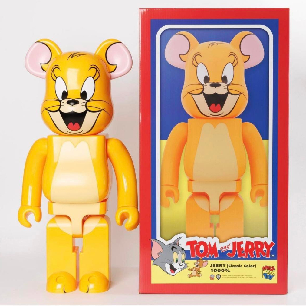 BEETLE BE@RBRICK TOM AND JERRY 湯姆貓與傑利鼠 傑利鼠 經典色 庫柏力克熊 1000%