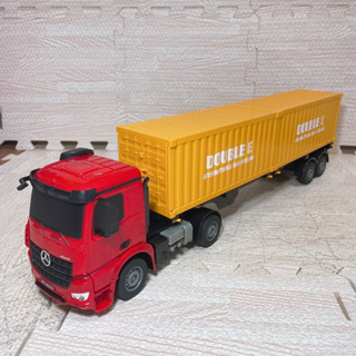 《賽鋒模型》1/26 雙鷹賓士 Arocs 正版授權2.4G 貨櫃車 拖車 連結車 17通道 砂石車 E664-003