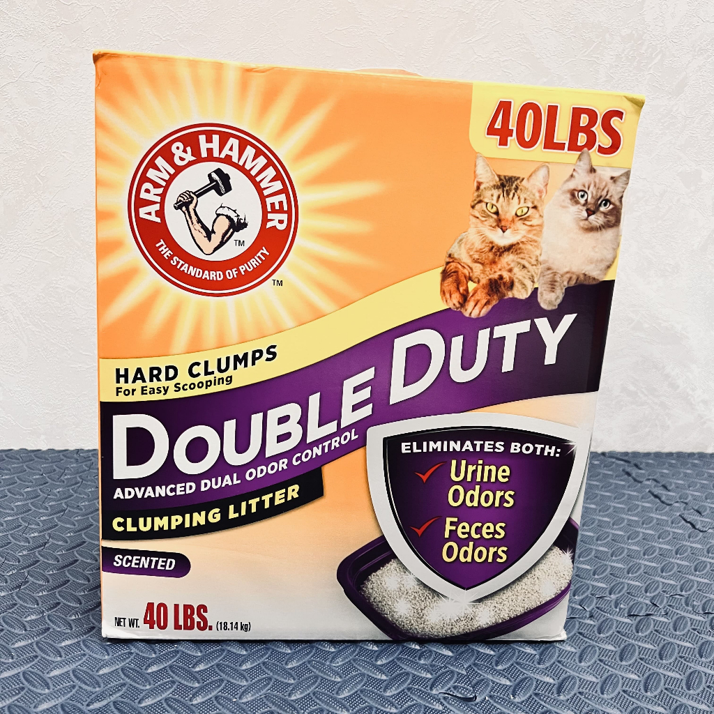 Arm&amp;Hammer 鐵鎚牌貓砂 貓砂 18.14kg 加強除臭貓砂 好市多