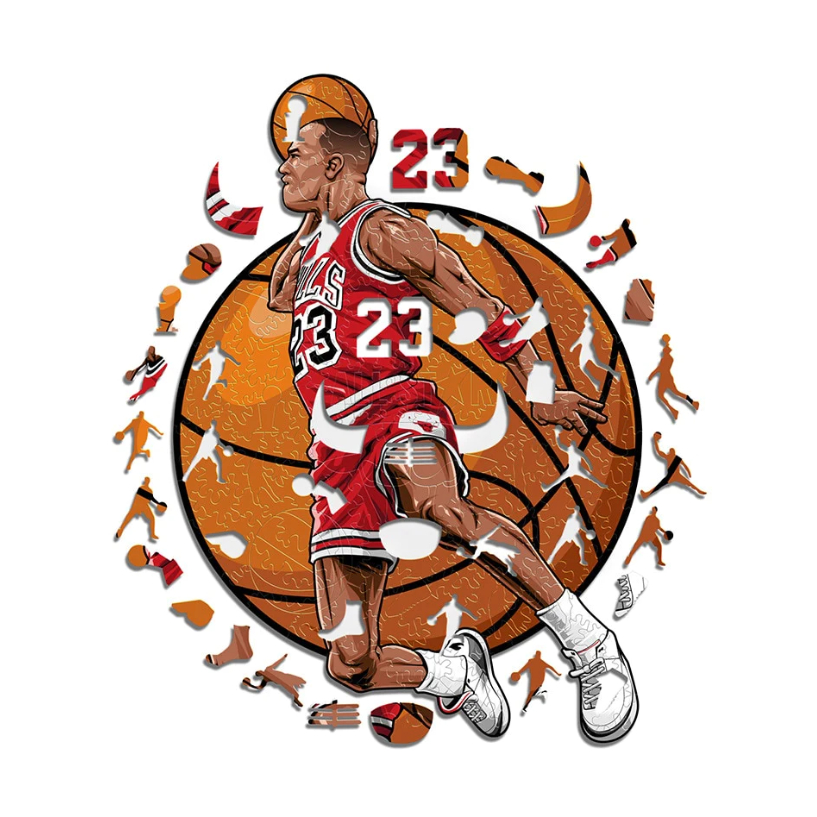 MICHAEL JORDAN 3D 木質拼圖 拼圖 禮物 NBA WOOD JIGSAW GIFT