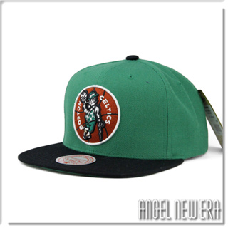 【ANGEL NEW ERA】Mitchell & Ness MN NBA 波士頓 塞爾提克 綠色 雙色 棒球帽 復古