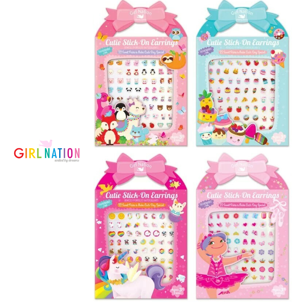Girl Nation 美國甜心 小可愛立體耳環貼 四款可選