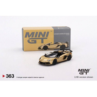 Mini GT 363 1/64 Lamborghini Aventador SVJ 敞篷 金 藍寶堅尼 跑車 模型車