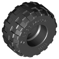 正版樂高LEGO零件(全新)-56890 輪胎 黑色