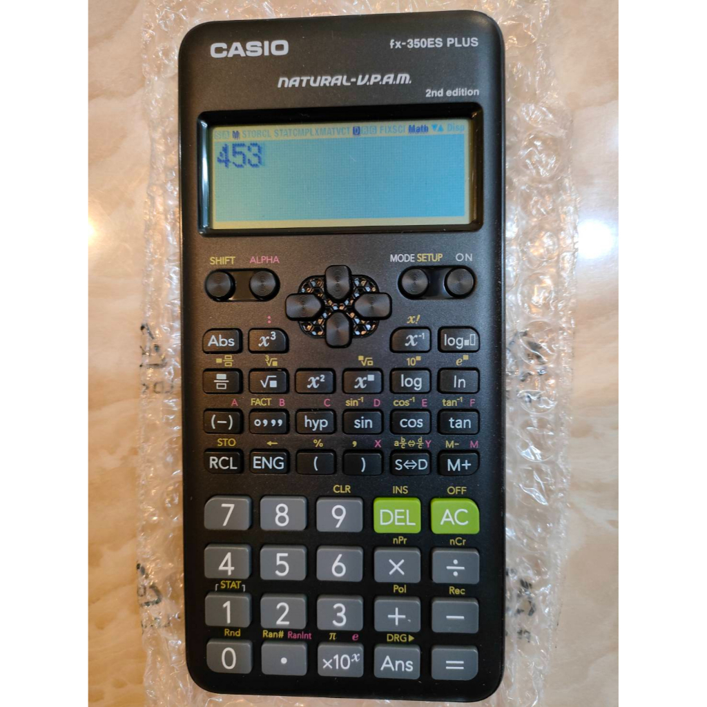 國家考試型工程計算機【CASIO 卡西歐】10+2位工程用計算機(FX-350ES PLUS-2)