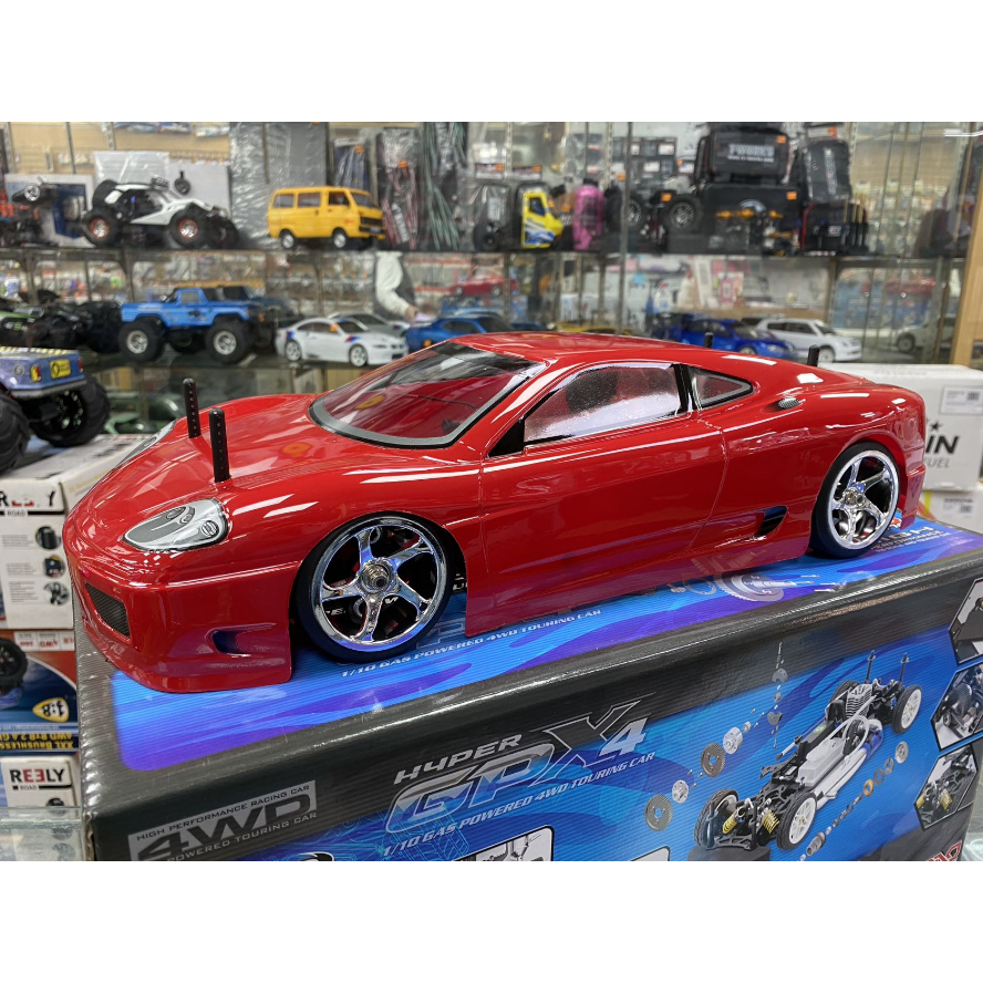 上手遙控模型 HoBao 禾寶 GPX4 RTR PRO版 1/10 引擎小油房車全套組 紅色