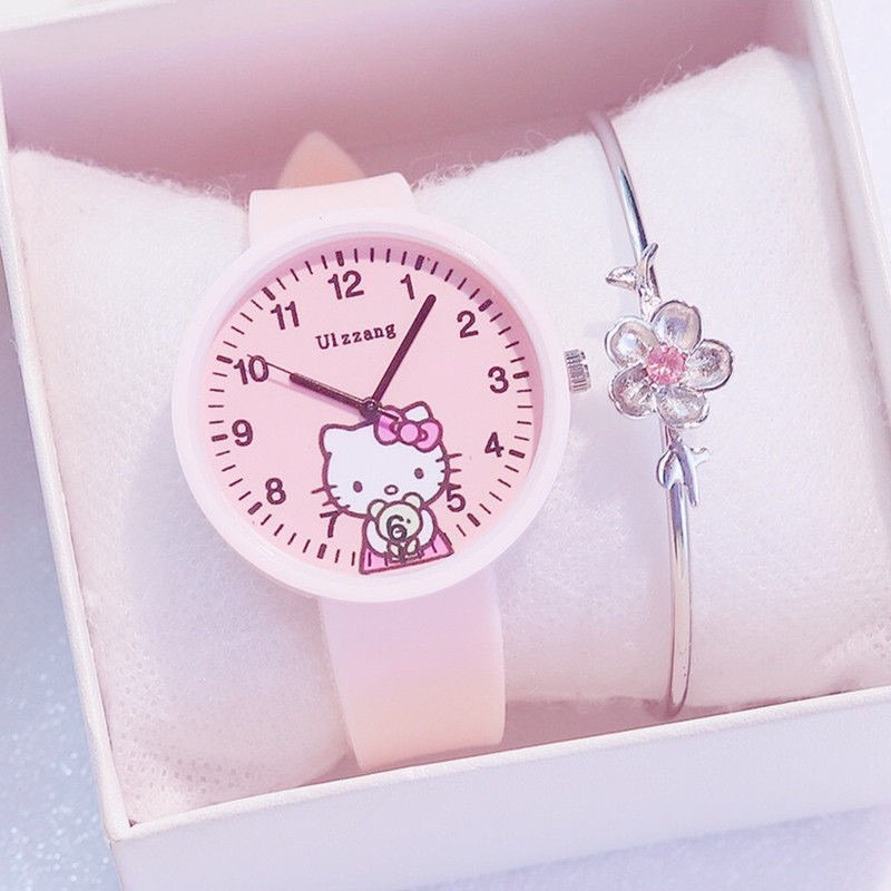 kitty手錶電子錶電子手錶女款兒童小學生女童女孩國中女生凱蒂貓手錶
