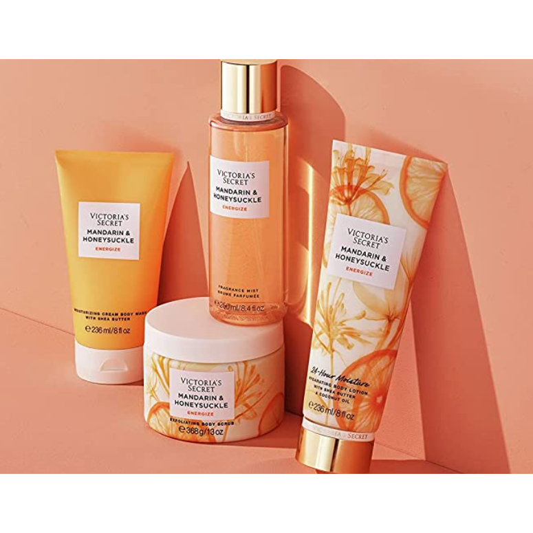 Victoria's secret 維多利亞的秘密 mandarin honeysuckle 保濕乳液 去角質 香水噴霧