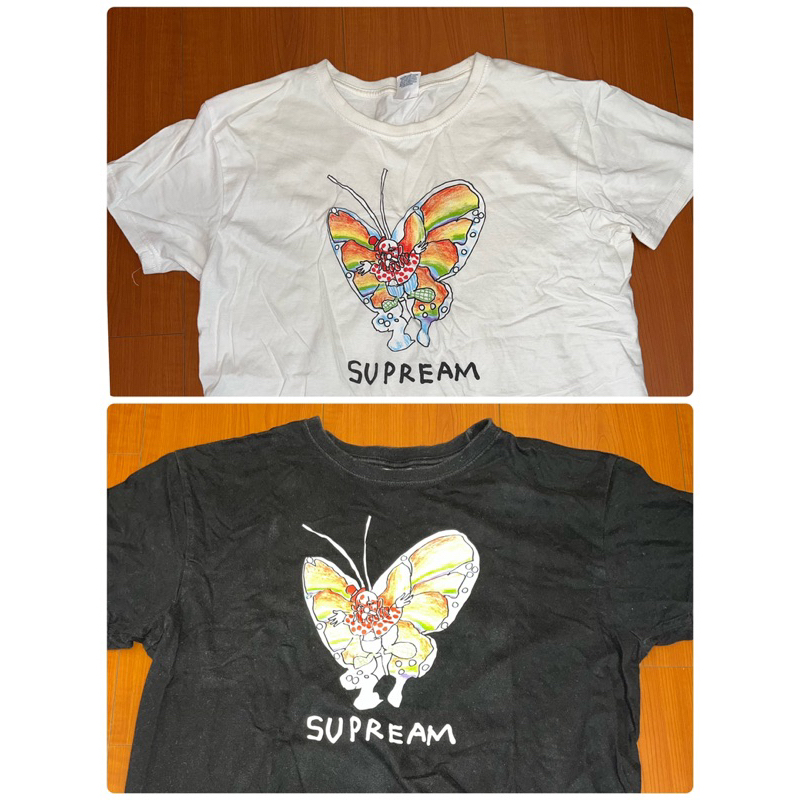 SUPREME Gonz Butterfly Tee 短T 白色 黑色 蝴蝶 Supreme