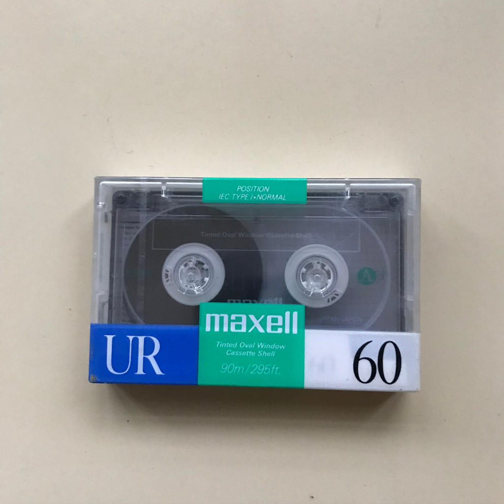 maxell UR-60分鐘 卡式空白錄音帶 日本製
