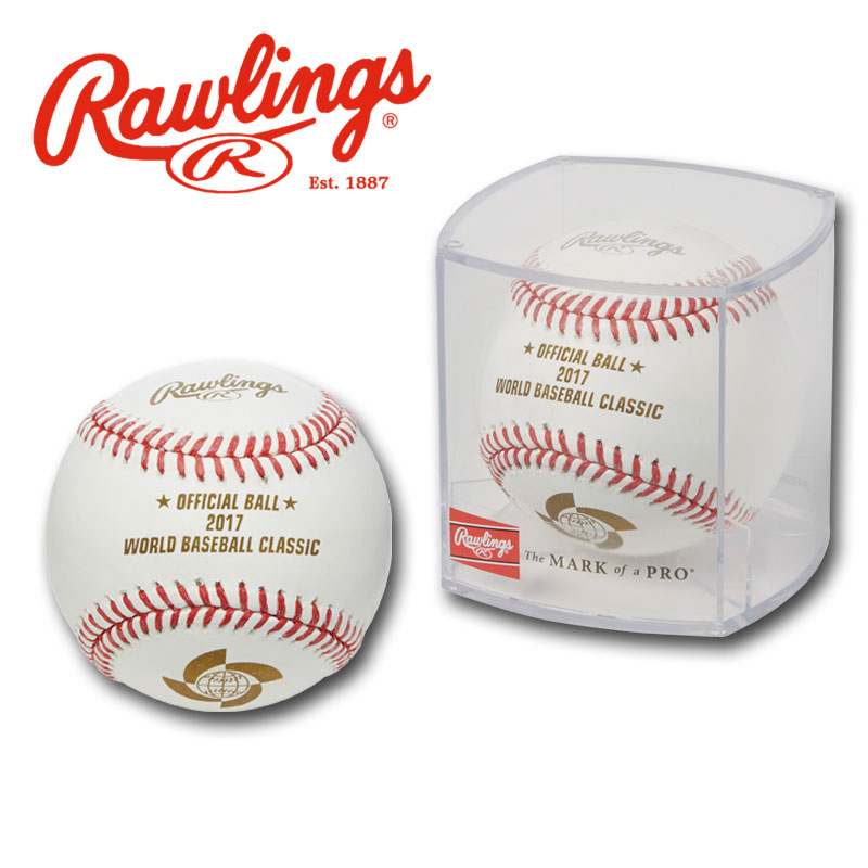 {圓圓小舖}全新WBC世界棒球經典賽盒裝MLB 美國職棒大聯盟公式比賽等級用球 RAWLINGS 羅林斯製造 附透明球框
