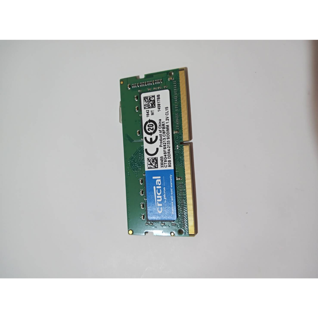 Crucial  筆電用記憶體 DDR4 2133 8G (二手)