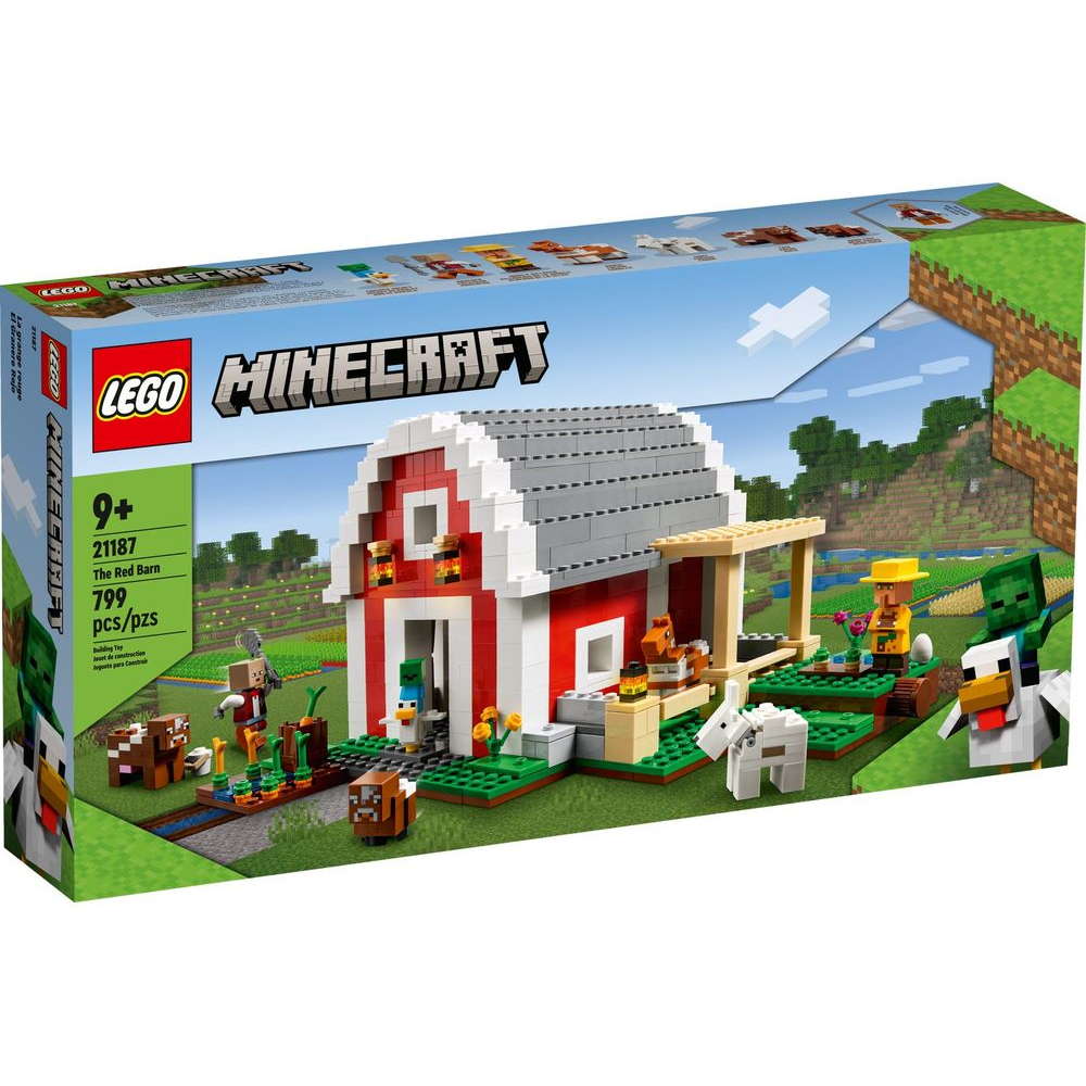 現貨 LEGO 21187 創世紀  麥塊 Minecraft™ 系列  紅色穀倉 全新未拆 現貨 原廠貨