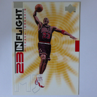 ~Michael Jordan~黑耶穌/空中飛人/MJ喬丹 1998年UD.23 IN FLIGHT籃球特殊卡 IF15