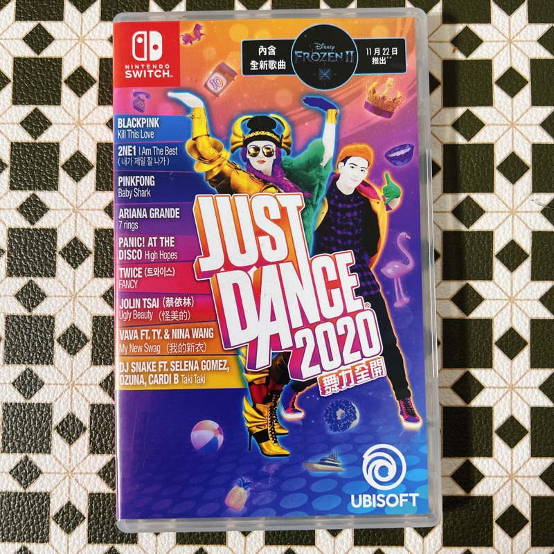 NS 任天堂 SWITCH  舞力全開 JUST DANCE 2020 實體遊戲片 二手 中文版