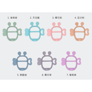 mama's tem 韓國 胖蜜蜂 固齒器 握握手 肉肉手 胖蝴蝶 安撫玩具 磨牙玩具 台灣公司貨 附收納盒