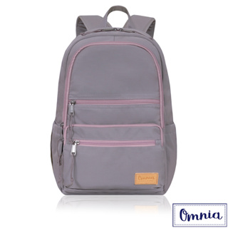 【OMNIA】機能款減壓防震14吋筆電後背包-芋頭紫