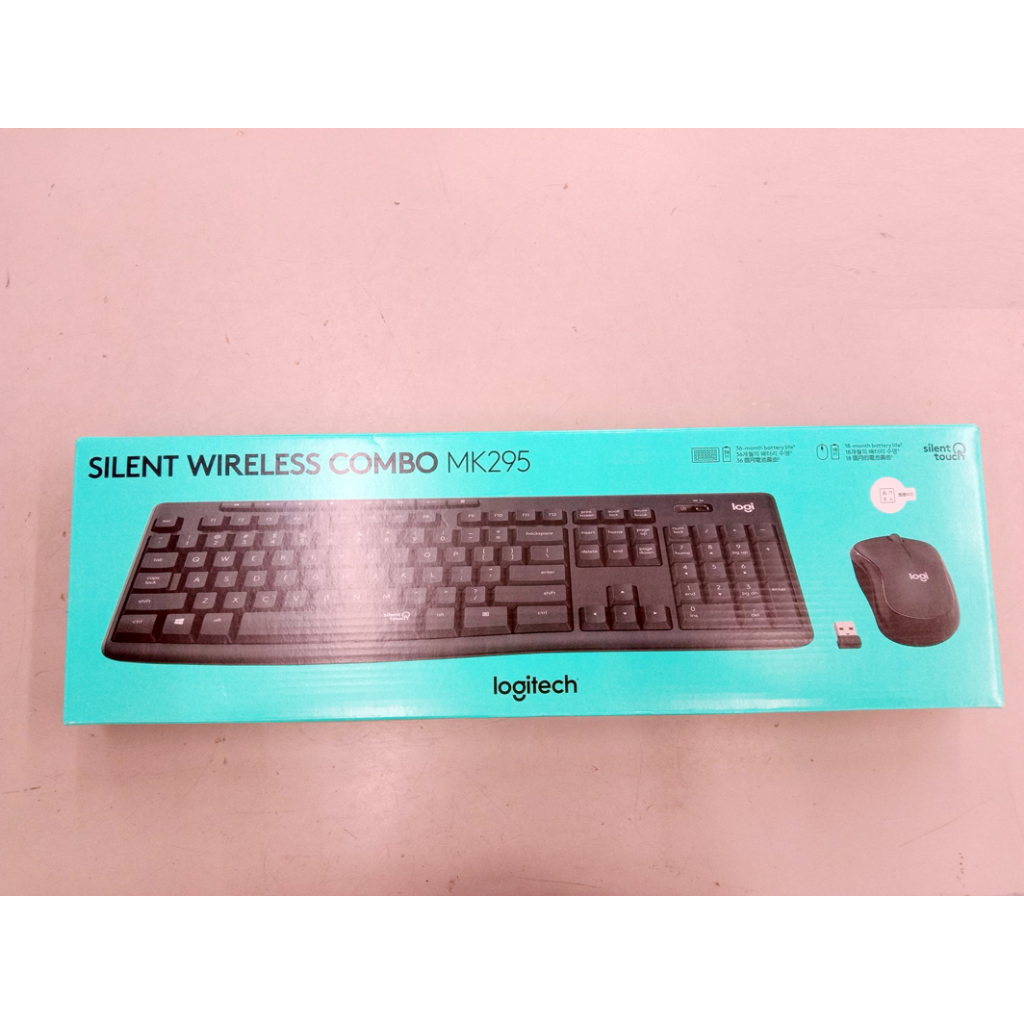 【好店】全新 羅技 MK295 黑色 2.4G 無線鍵盤滑鼠 滑鼠 電腦鍵盤 原廠公司貨 電競鍵盤 鍵盤