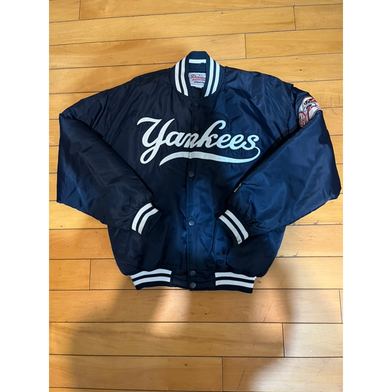 古著 老品收藏 90s MLB洋基隊Yankees Diamond Collection Starter外套 嘻哈 饒舌