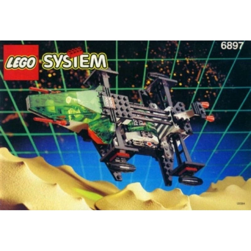 [二手][古玩][收藏][古董] LEGO 樂高 system 6897 太空警察