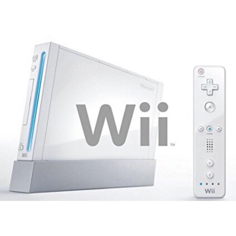 Nintendo Wii主機(USA)-二手-無改機-無把手-附贈遊戲