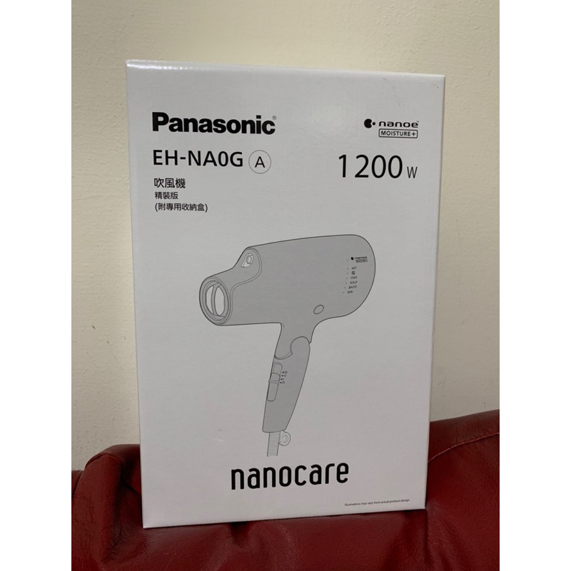 Panasonic國際牌 極潤奈米水離子吹風機(霧黑藍) 精裝版 EH-NA0G-A  公司貨