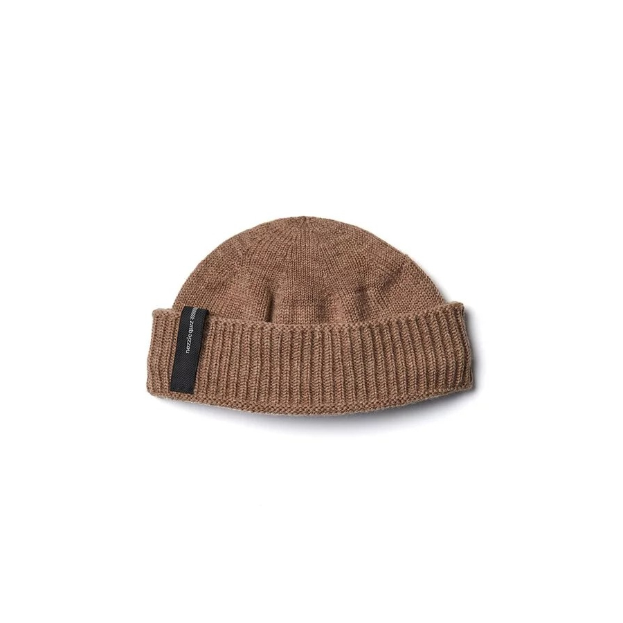 NOZZLE QUIZ 褐 - Wholegarment™ 羊毛針織毛帽