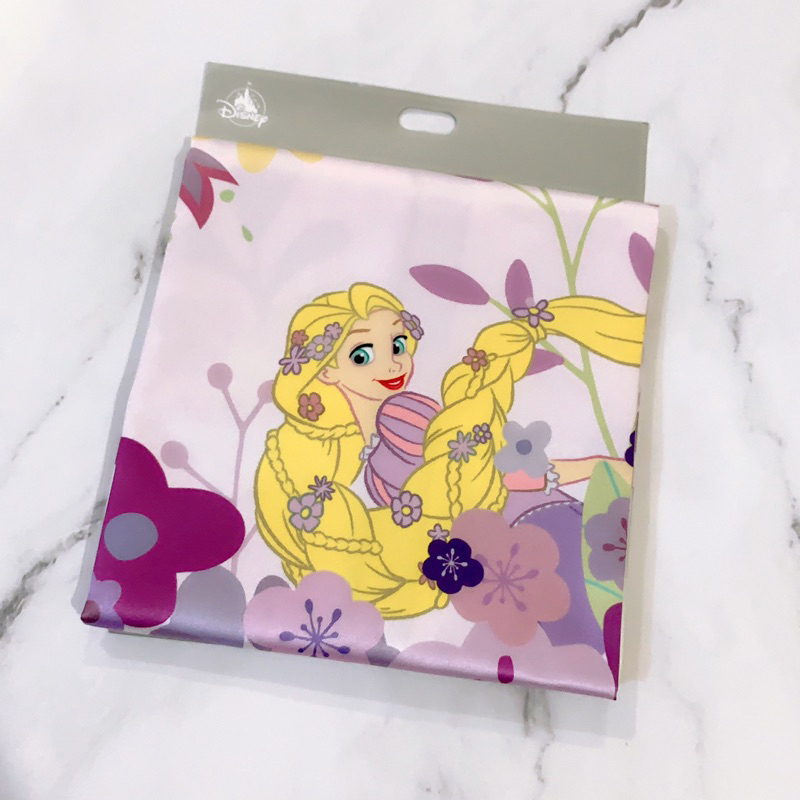 日本迪士尼商店 Disney 現貨 公主系列 絕版限量 長髮公主 樂佩 絲巾 領巾 圍巾 紫色甜美可愛 包包裝飾