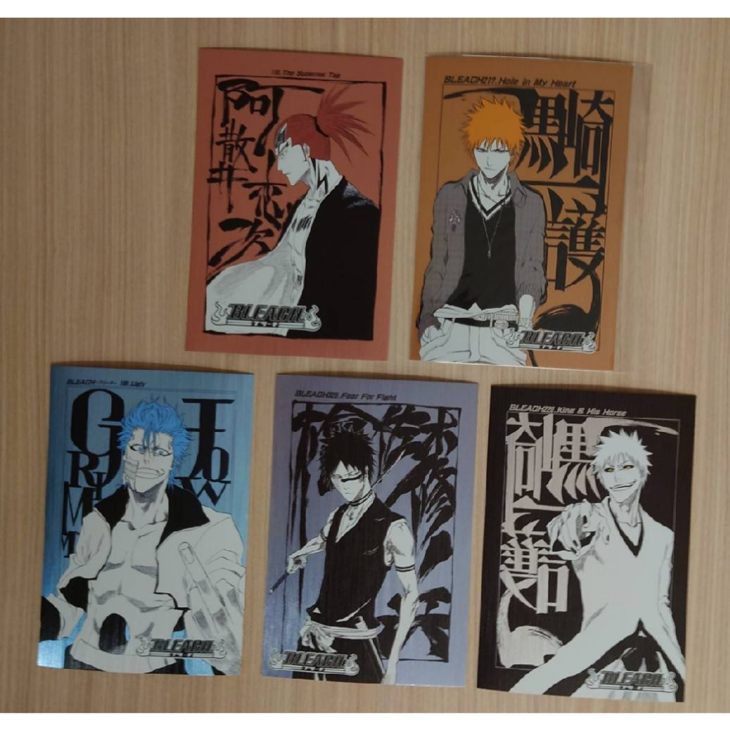 死神 BLEACH 日版 扉頁 明信片 戀次 一護 葛力姆喬 修兵 白一護