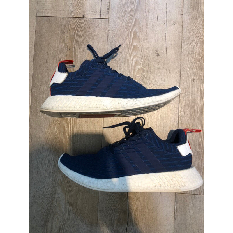 (二手）Adidas Original NMD R2寶藍色 US10.5