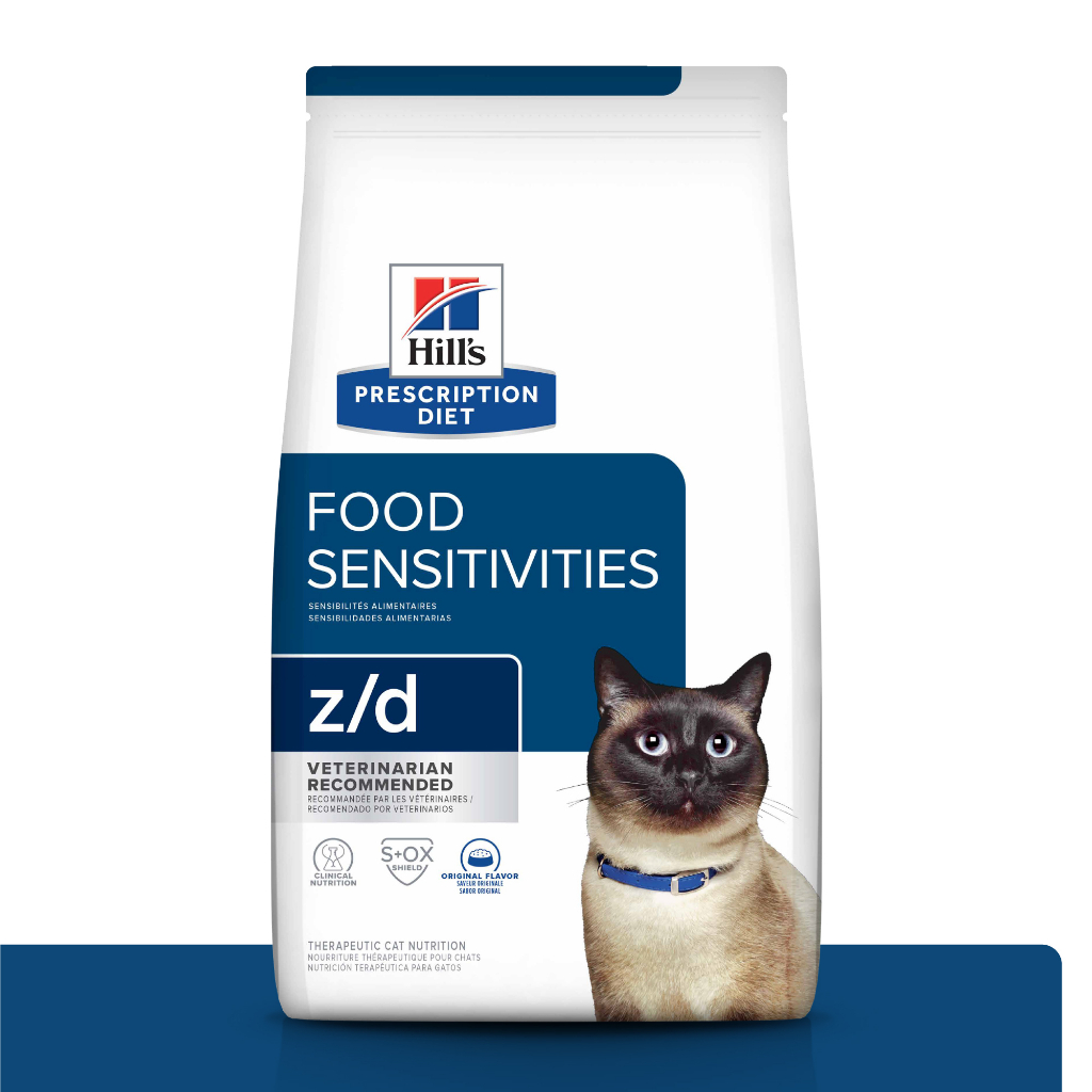 Hills 希爾思 貓 處方飼料 Z/D 皮膚/食物敏感 4LB (1.81KG)蝦皮代開電子發票