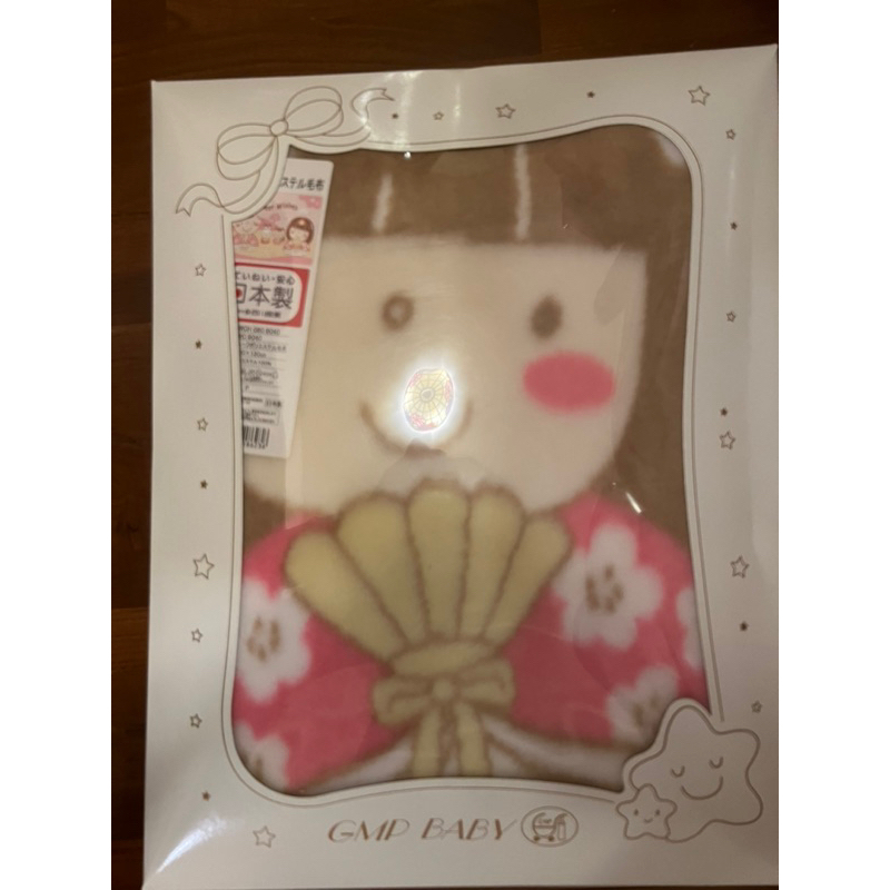 全新 GMP BABY 東京西川毛毯 兒童毯 日本製 可愛小熊 彌月禮盒